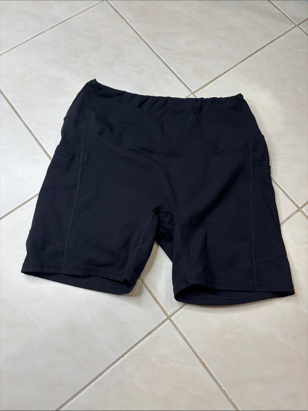 Black Women's Active Bike Shorts